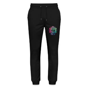 Shih Tzu - Stanley/Stella Mover Unisex Organic Jogging Trousers - black - Front - Marisol (170cm) & Nik (191cm)