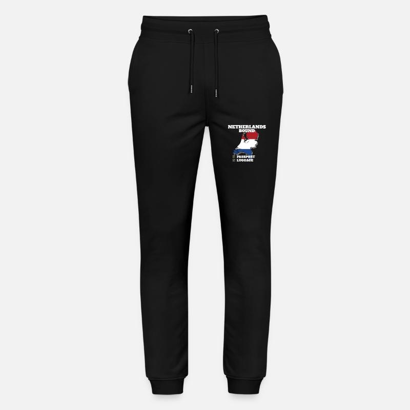 Pays-Bas Voyage Pays-Bas - Pantalon de jogging bio MOVER Stanley/Stella unisexe - noir