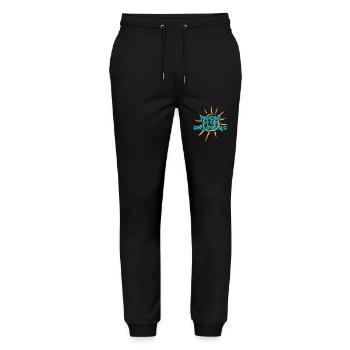 Dreaming - Stanley/Stella Unisex Bio Jogginghose Mover  - Schwarz - Vorne - Marisol (170cm) & Nik (191cm)