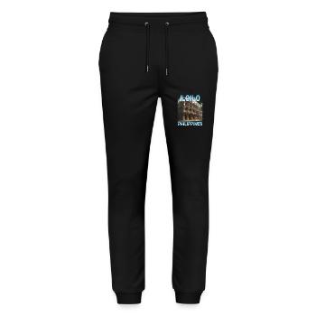 Iloilo, Philippines - Stanley/Stella Mover Unisex Organic Jogging Trousers - black - Front - Marisol (170cm) & Nik (191cm)