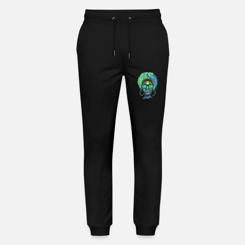 Kasachstan - Stanley/Stella Unisex Bio Jogginghose Mover  - Schwarz