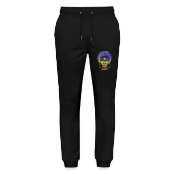 Ukraine - Stanley/Stella Mover Unisex Organic Jogging Trousers - black - Front - Marisol (170cm) & Nik (191cm)