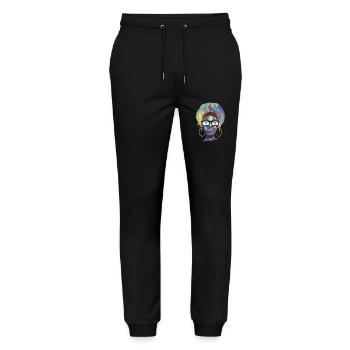 Israel - Stanley/Stella Unisex Bio Jogginghose Mover  - Schwarz - Vorne - Marisol (170cm) & Nik (191cm)