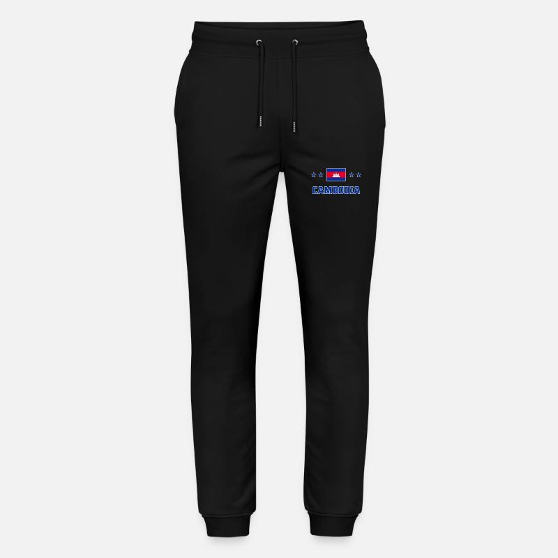 Kambodscha - Stanley/Stella Unisex Bio Jogginghose Mover  - Schwarz
