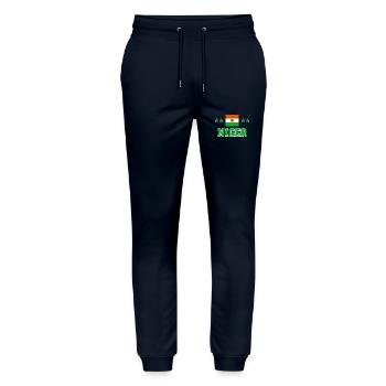 Niger - Stanley/Stella Mover Unisex Organic Jogging Trousers - navy - Front - Marisol (170cm) & Nik (191cm)
