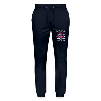 Senior Mom Class of 2024 Proud Mother Graduation - Stanley/Stella Unisex Bio Jogginghose Mover  - Navy - Vorne - Marisol (170cm) & Nik (191cm)