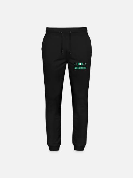 Nigeria - Stanley/Stella Unisex Bio Jogginghose Mover  - Schwarz
