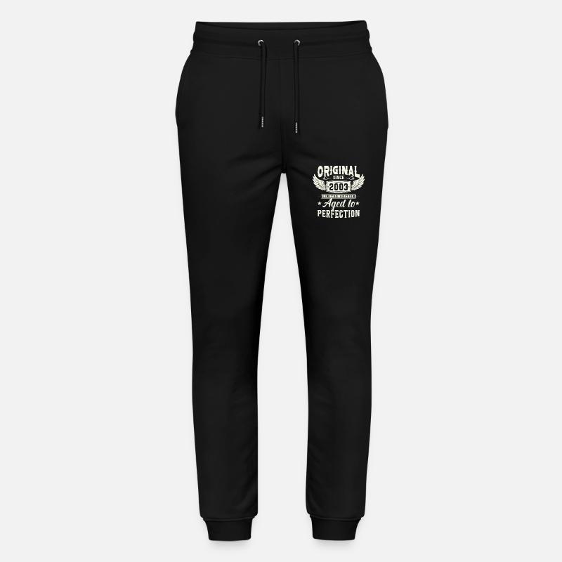 Millésime 2003 - Pantalon de jogging bio MOVER Stanley/Stella unisexe - noir