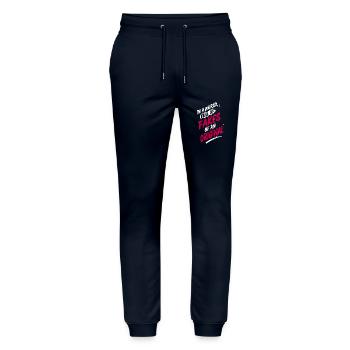 Be an original - Stanley/Stella Mover Unisex Organic Jogging Trousers - navy - Front - Marisol (170cm) & Nik (191cm)