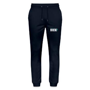 Side Kick Kickboxing - Stanley/Stella Mover Unisex Organic Jogging Trousers - navy - Front - Marisol (170cm) & Nik (191cm)