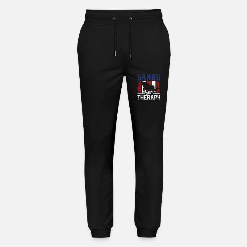 Sambo is my therapy - Stanley/Stella Mover Unisex Organic Jogging Trousers - black