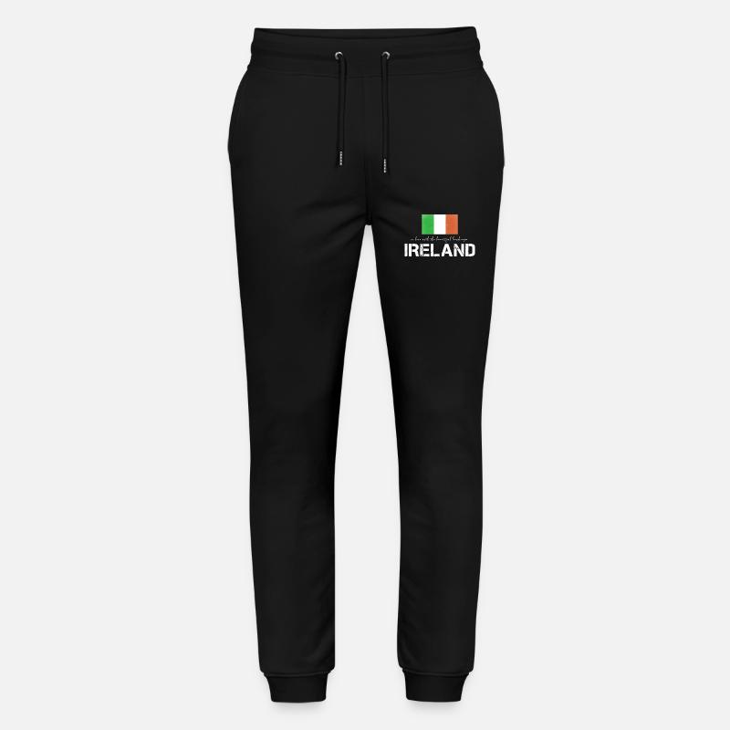 Irlande Irlande Drapeau irlandais - Pantalon de jogging bio MOVER Stanley/Stella unisexe - noir
