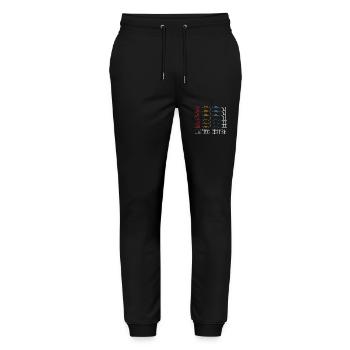 Limited Edition 2001 Geburtstag 2001 Vintage Retro - Stanley/Stella Unisex Bio Jogginghose Mover  - Schwarz - Vorne - Marisol (170cm) & Nik (191cm)