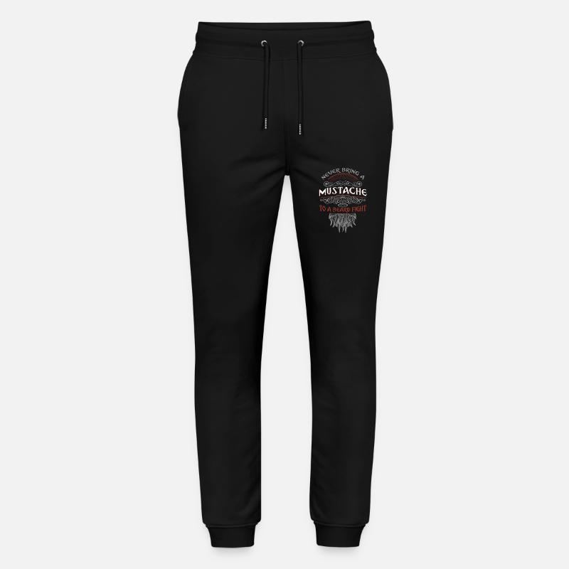 Beard Lover Bearded Man Never - Stanley/Stella Mover Unisex Organic Jogging Trousers - black