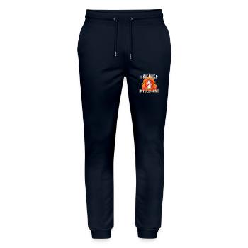 Lactose Intolerant Milk Lover Cheese Dairy Free - Stanley/Stella Mover Unisex Organic Jogging Trousers - navy - Front - Marisol (170cm) & Nik (191cm)