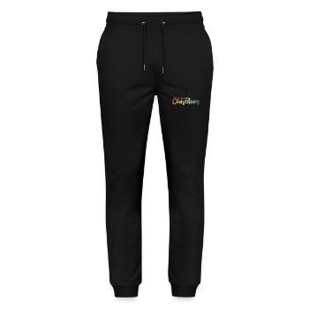 Fier d’être un comédien Rire d’humour - Pantalon de jogging bio MOVER Stanley/Stella unisexe - noir - Devant - Marisol (170cm) & Nik (191cm)
