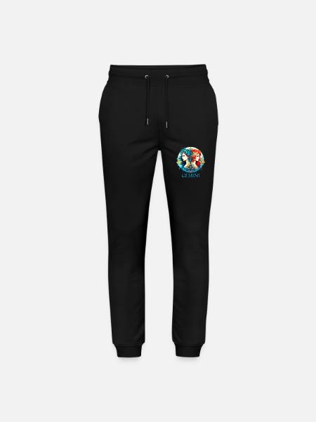 Bær ditt stjernetegn for astrologi med stolthet: Gemini - Stanley/Stella Mover økologisk unisex-joggebukse - svart