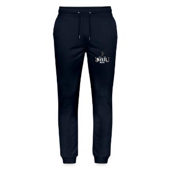 Nail Tech Maniküre Nail Technikerin - Stanley/Stella Unisex Bio Jogginghose Mover  - Navy - Vorne - Marisol (170cm) & Nik (191cm)