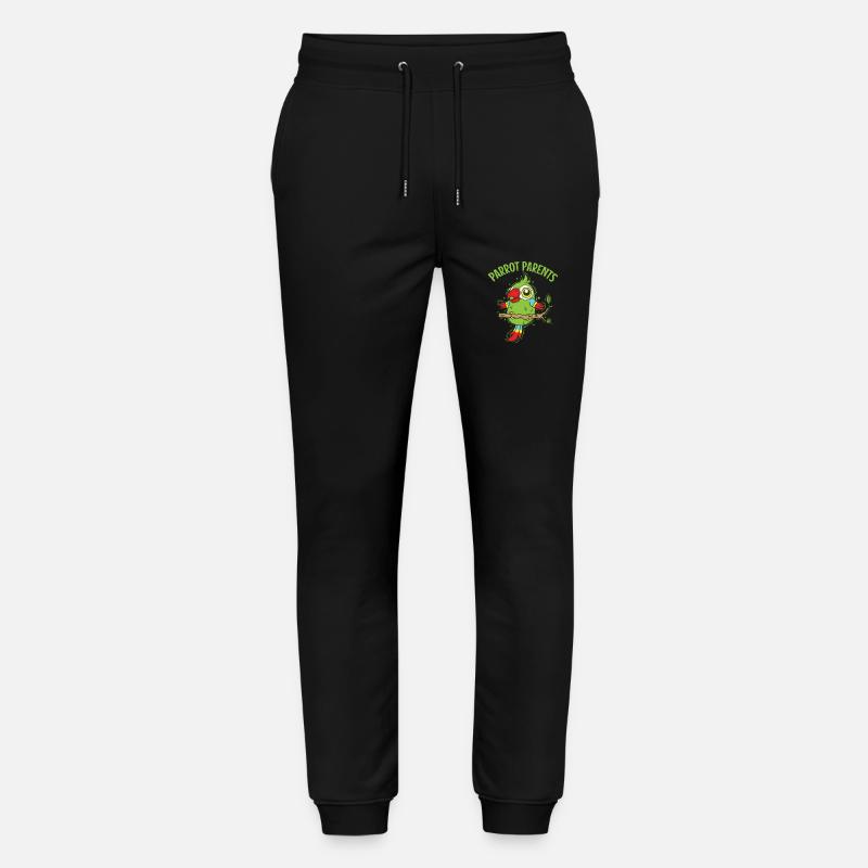 Parrot Parents Tier Vogel - Stanley/Stella Unisex Bio Jogginghose Mover - Schwarz