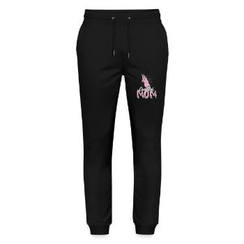 Cockatiel Mom Bird Avian Parrot Owner - Stanley/Stella Mover Unisex Organic Jogging Trousers - black - Front - Marisol (170cm) & Nik (191cm)