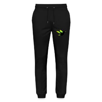 Colibri 01 - Pantalon de jogging bio MOVER Stanley/Stella unisexe - noir - Devant - Marisol (170cm) & Nik (191cm)