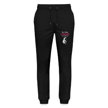 Jiu-Jitsu is your drug stay addicted - Stanley/Stella Mover Unisex Organic Jogging Trousers - black - Front - Marisol (170cm) & Nik (191cm)