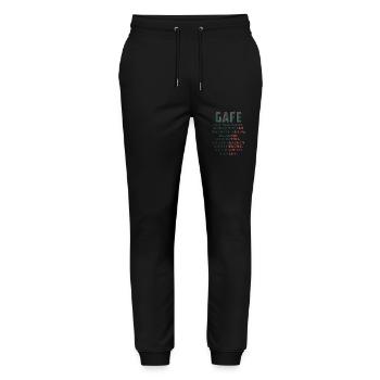 GAFE Fuerzas Especiales Mexiko #3010 - Stanley/Stella Unisex Bio Jogginghose Mover  - Schwarz - Vorne - Marisol (170cm) & Nik (191cm)