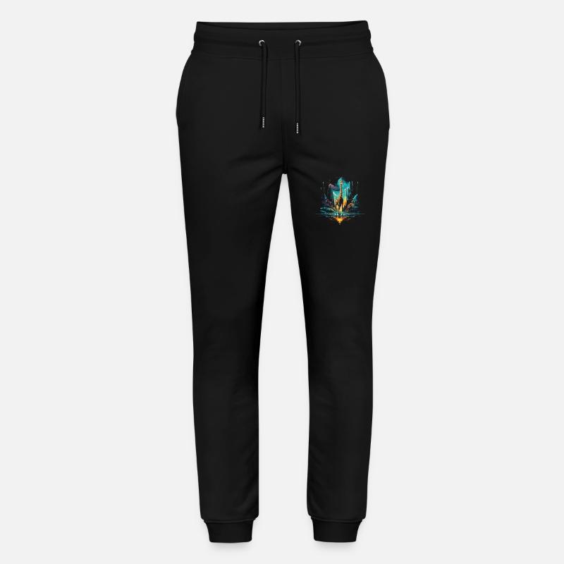 Girafe, Animaux, Faune - Pantalon de jogging bio MOVER Stanley/Stella unisexe - noir