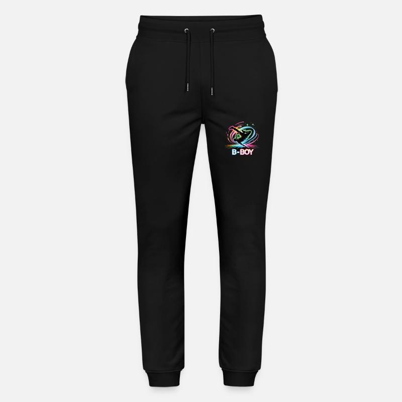 Breakdance Breakdance Breakdance Bambini - Pantaloni da jogger unisex ed ecologici Mover di Stanley/Stella - nero
