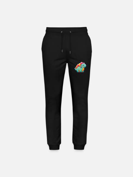 Dinosaur Baby Dindinosaur Kids - Stanley/Stella Mover Unisex Organic Jogging Trousers - black