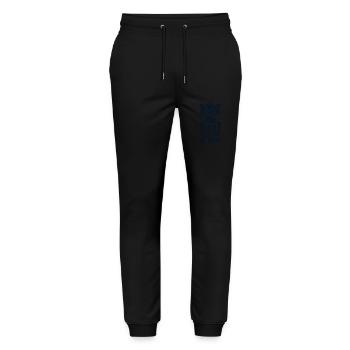 Without a teacher, life has no class - Stanley/Stella Mover Unisex Organic Jogging Trousers - black - Front - Marisol (170cm) & Nik (191cm)