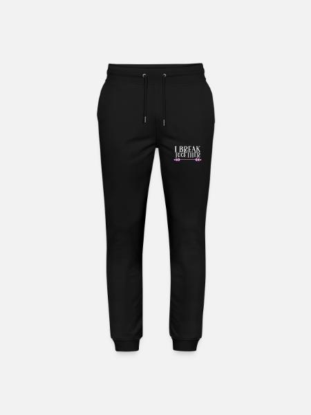 I break together Denglisch - Stanley/Stella Mover Unisex Organic Jogging Trousers - black