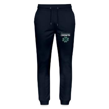 Shenanigans Koordinator Lustige St. Patrick's Day - Stanley/Stella Unisex Bio Jogginghose Mover  - Navy - Vorne - Marisol (170cm) & Nik (191cm)