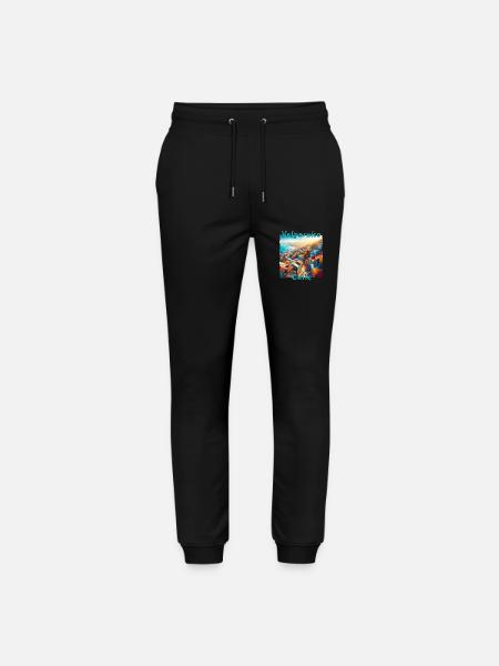 Valparaiso, Chile - Grunge City on the Pacific Ocean - Stanley/Stella Mover Unisex Organic Jogging Trousers - black