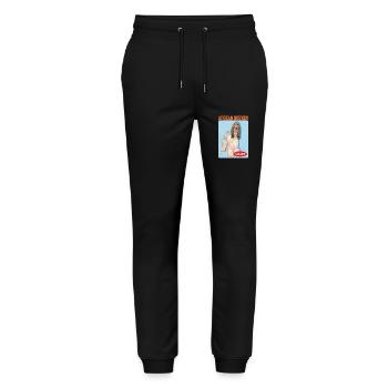 Afghan Hound Dog Dog Owner Gift - Stanley/Stella Mover Unisex Organic Jogging Trousers - black - Front - Marisol (170cm) & Nik (191cm)