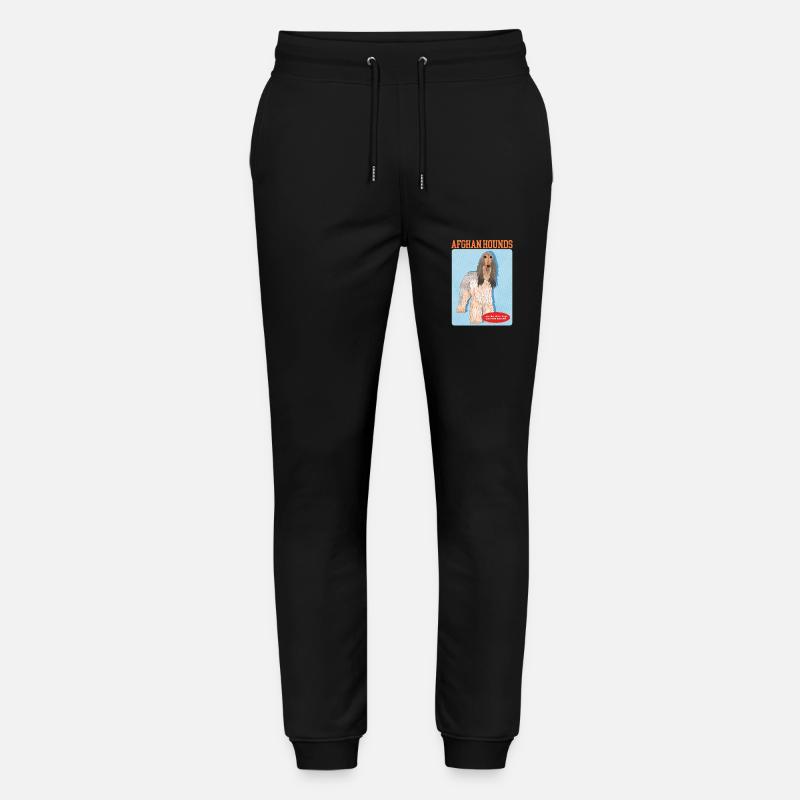 Afghanischer Windhund Hund Hundebesitzer Geschenk - Stanley/Stella Unisex Bio Jogginghose Mover  - Schwarz