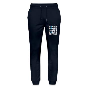 Hocus Pokus I Need Insulin To Focus - Diabetes - Stanley/Stella Unisex Bio Jogginghose Mover  - Navy - Vorne - Marisol (170cm) & Nik (191cm)