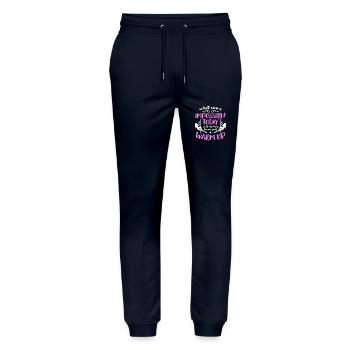 Pole Dancing What Seems Impossible Today Gymnastic - Stanley/Stella Mover Unisex Organic Jogging Trousers - navy - Front - Marisol (170cm) & Nik (191cm)