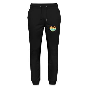 Jardinier, Agriculteur, Paysagiste - Pantalon de jogging bio MOVER Stanley/Stella unisexe - noir - Devant - Marisol (170cm) & Nik (191cm)