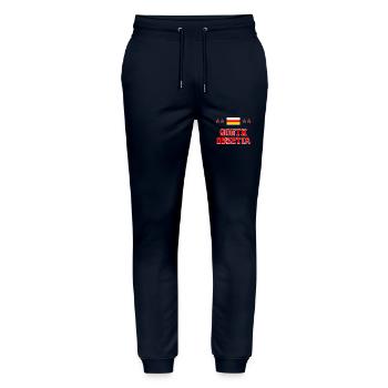Ossétie du Sud - Pantalon de jogging bio MOVER Stanley/Stella unisexe - marine - Devant - Marisol (170cm) & Nik (191cm)
