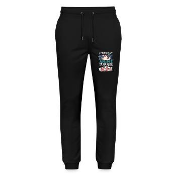 I Paused My Anime To Be Here BAKA! Kawaii Otaku - Stanley/Stella Mover Unisex Organic Jogging Trousers - black - Front - Marisol (170cm) & Nik (191cm)