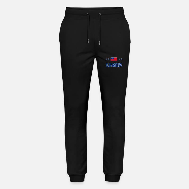 Samoa - Stanley/Stella Unisex Bio Jogginghose Mover  - Schwarz