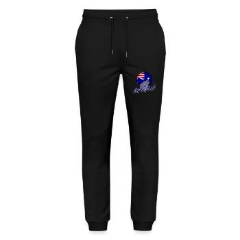 Australien - Stanley/Stella Unisex Bio Jogginghose Mover  - Schwarz - Vorne - Marisol (170cm) & Nik (191cm)