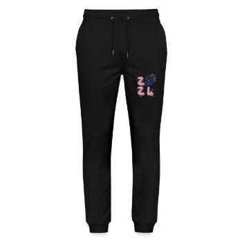 Happy new year 2024 - Stanley/Stella Mover Unisex Organic Jogging Trousers - black - Front - Marisol (170cm) & Nik (191cm)