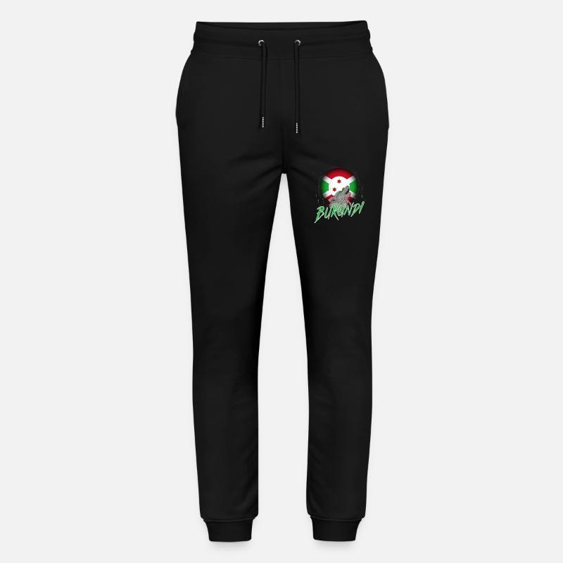 Burundi - Pantalon de jogging bio MOVER Stanley/Stella unisexe - noir