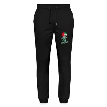 Vereinigte Arabische Emirate - Stanley/Stella Unisex Bio Jogginghose Mover  - Schwarz - Vorne - Marisol (170cm) & Nik (191cm)