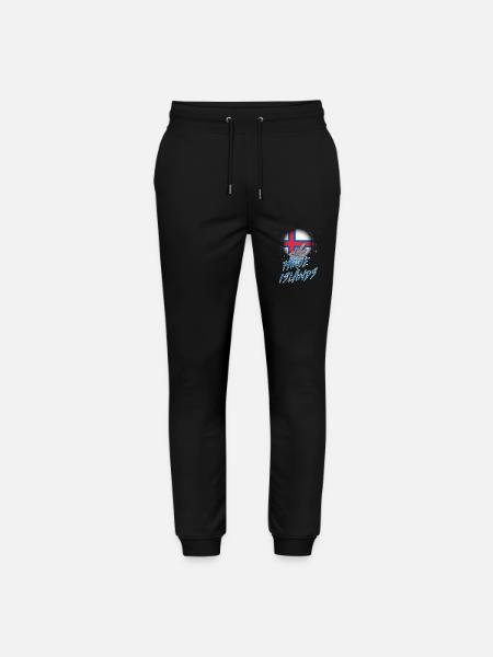 Faroe Islands - Stanley/Stella Mover Unisex Organic Jogging Trousers - black