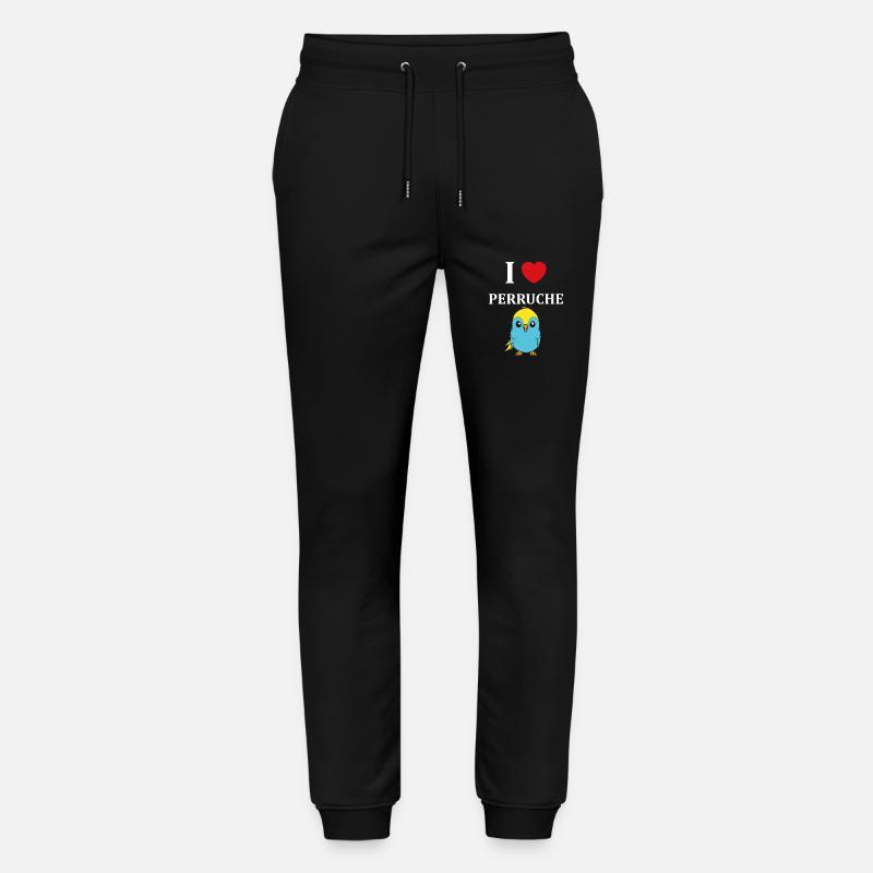 Oiseaux perruches humour petite perruche - Pantalon de jogging bio MOVER Stanley/Stella unisexe - noir