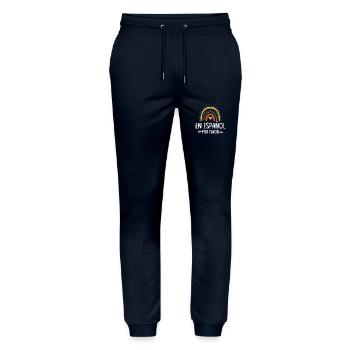 Spanischlehrerin Maestra Bilinguale Lehrerin - Stanley/Stella Unisex Bio Jogginghose Mover  - Navy - Vorne - Marisol (170cm) & Nik (191cm)