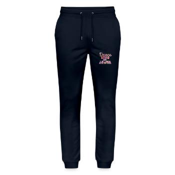 Tanzen Schwester Substantiv lustig Tanzen - Stanley/Stella Unisex Bio Jogginghose Mover  - Navy - Vorne - Marisol (170cm) & Nik (191cm)